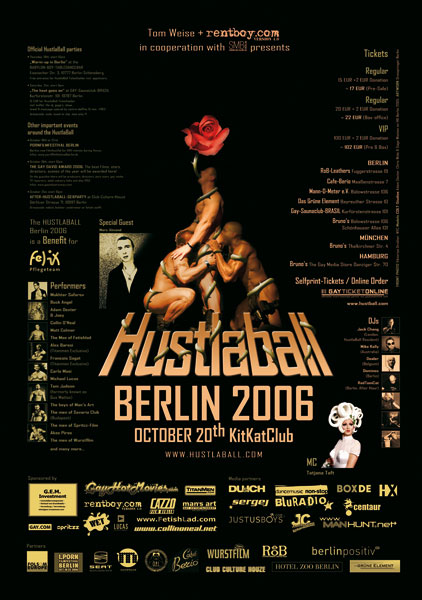 HustlaBall Berlin 2006 - Poster