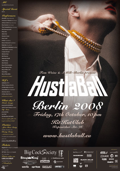 HustlaBall Berlin 2008 - Poster