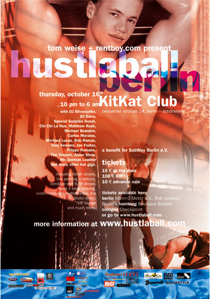 HustlaBall Berlin 2003 - Poster